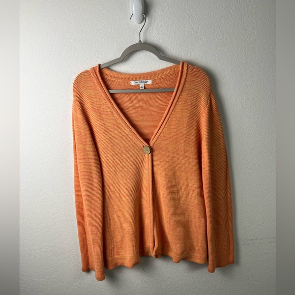 NorthStyle Sweaters - NorthStyle Orange Cotton Cardigan